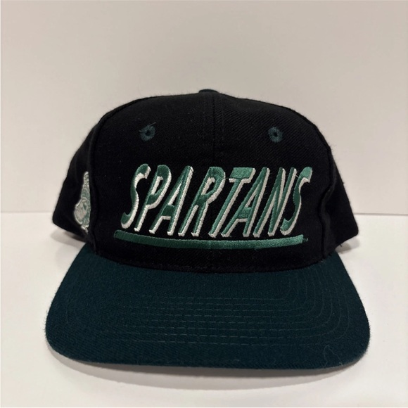 Top of the World Other - Vintage 90’s Michigan State Spartan SnapBack Hat Top Of The World Wool Blend